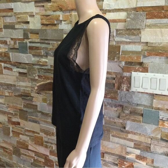 SANDRO Lame Lace Sleeveless Top - Picture 3 of 9